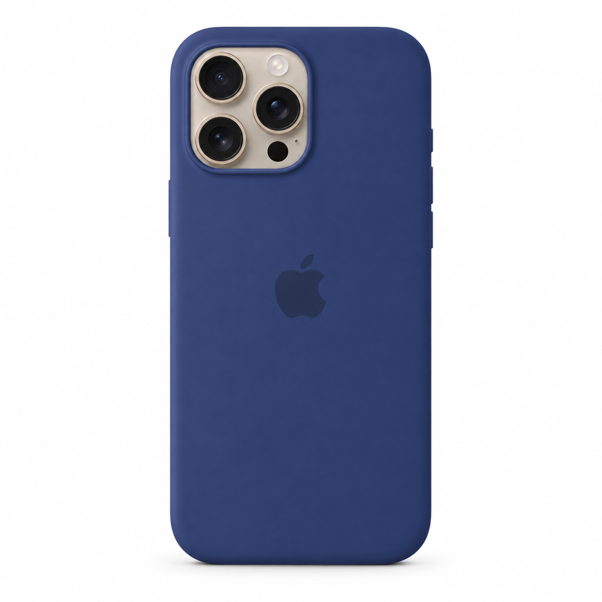 Blue iPhone 16 Pro Max case on white background