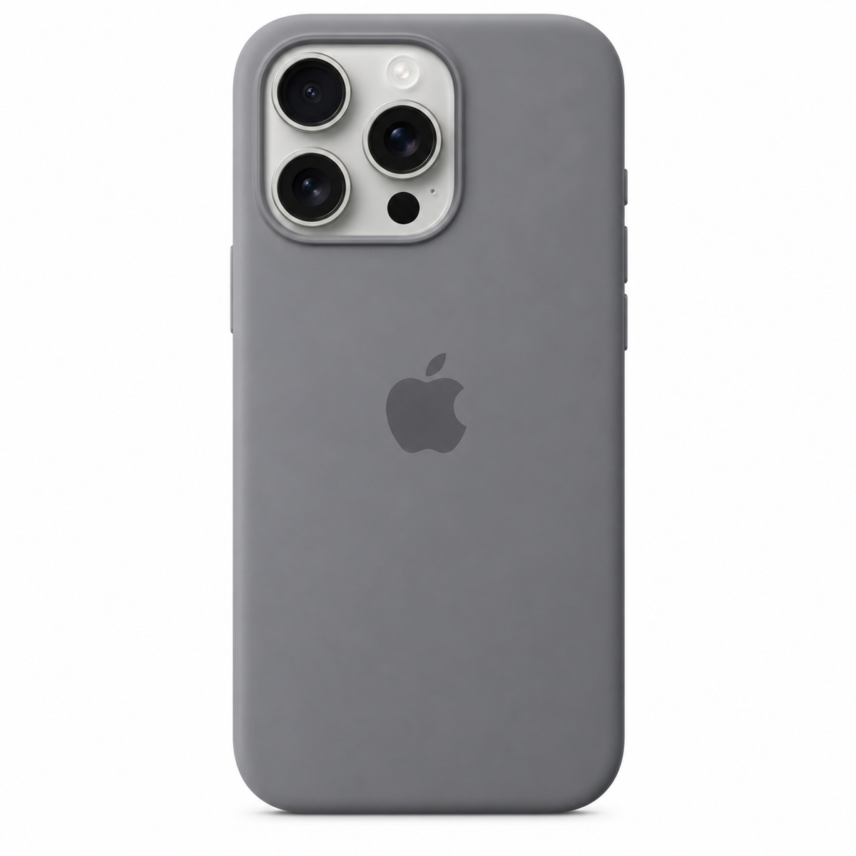 Grey iPhone 12 Pro case on white background