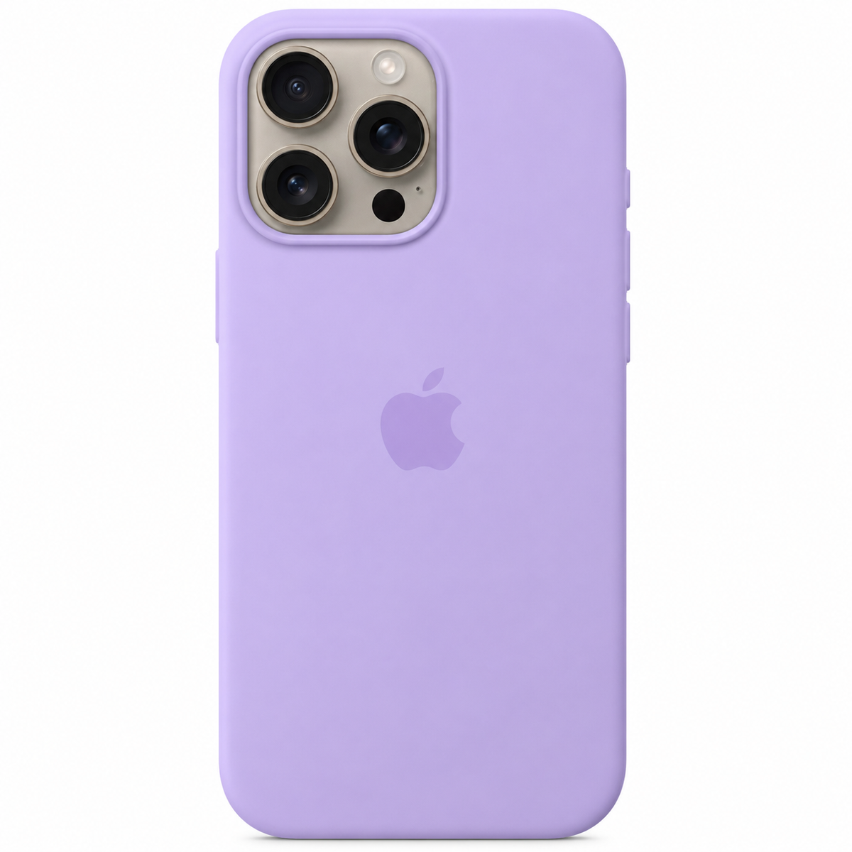 Lilac iPhone 14 Pro case on white background