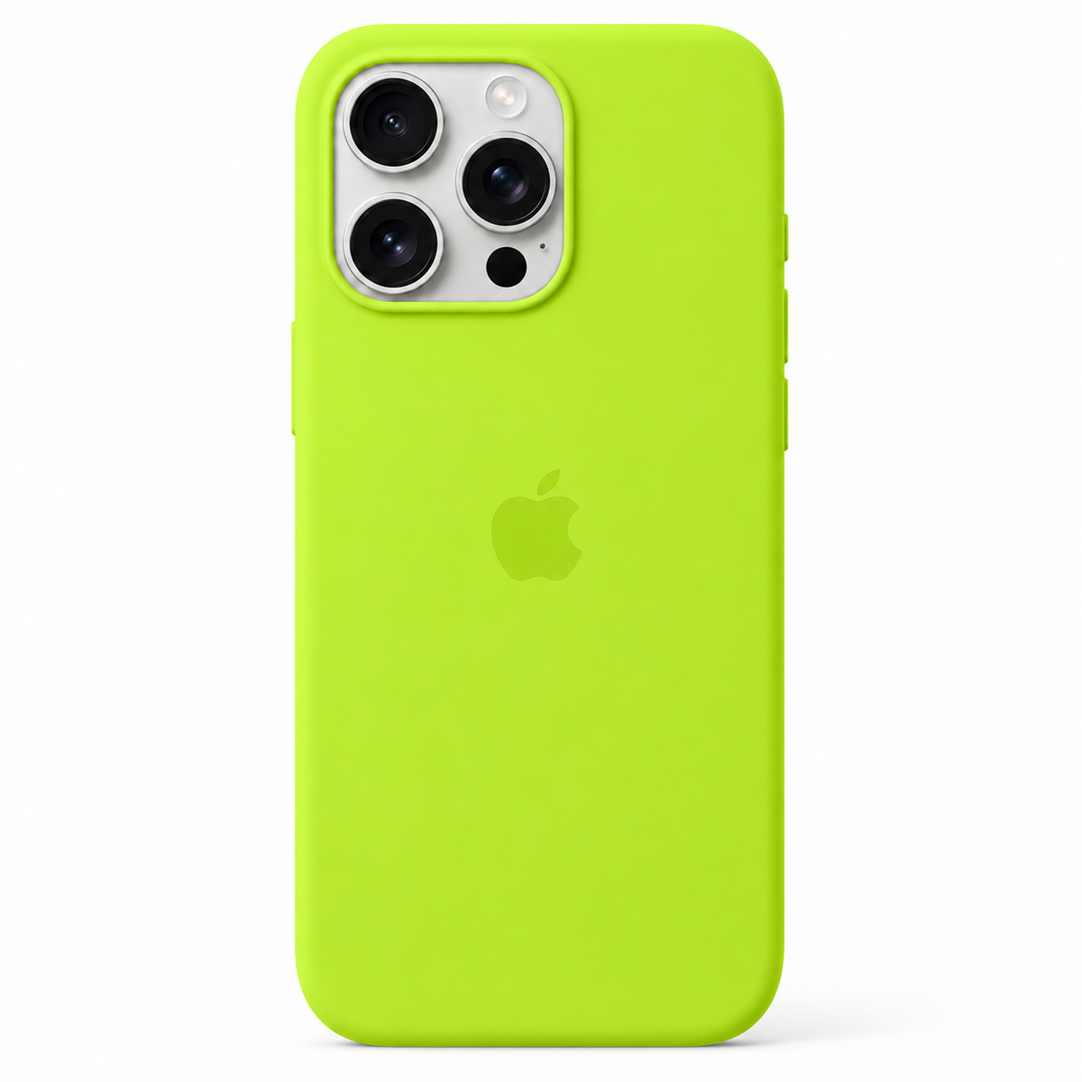 Neon Green iPhone 14 Pro Max case on white background