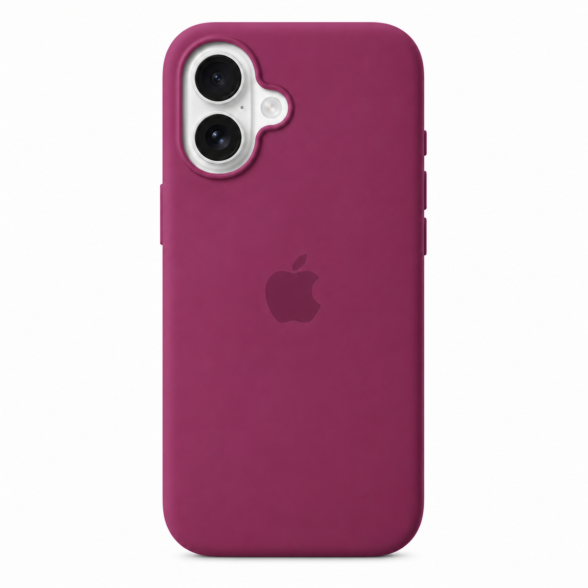 plum color iphone 17 case with white background