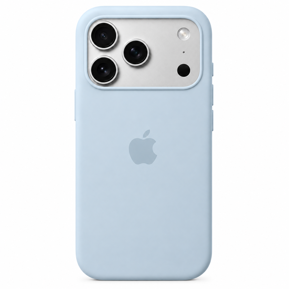 Sky iPhone 17 Pro case on white background