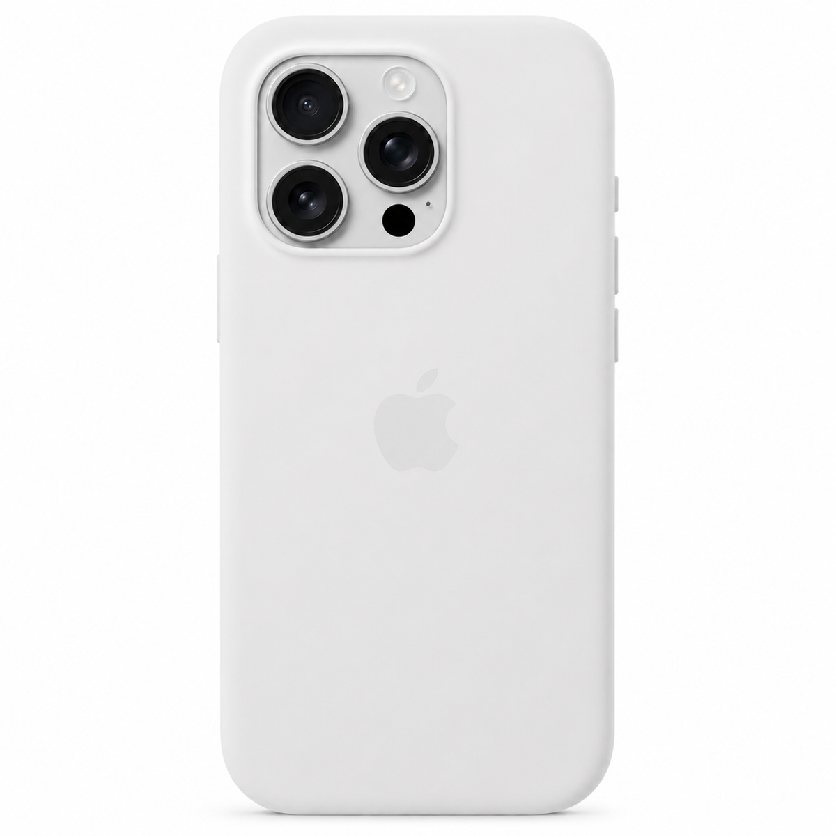 White iPhone 12 Pro Max case on white background