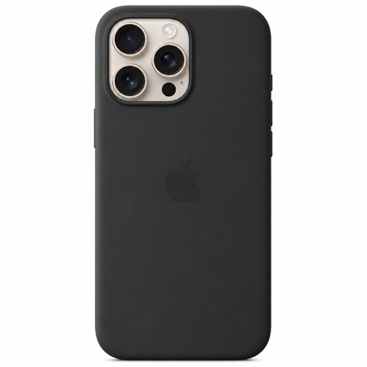 Black iPhone 13 Pro case on white background