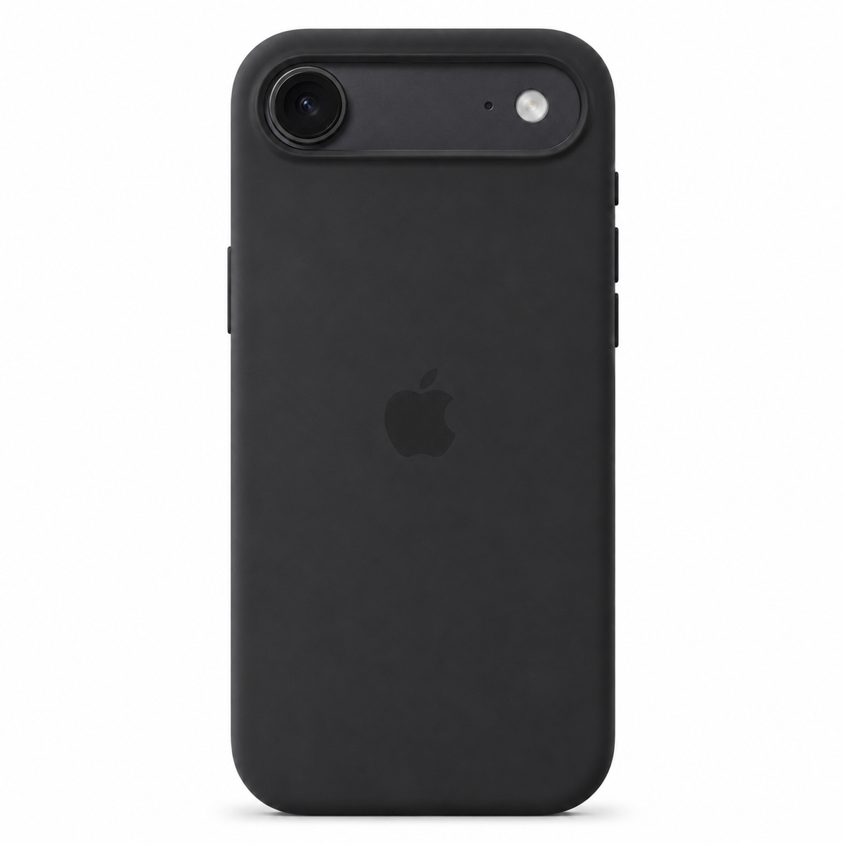 Black iPhone 17 Air case on white background