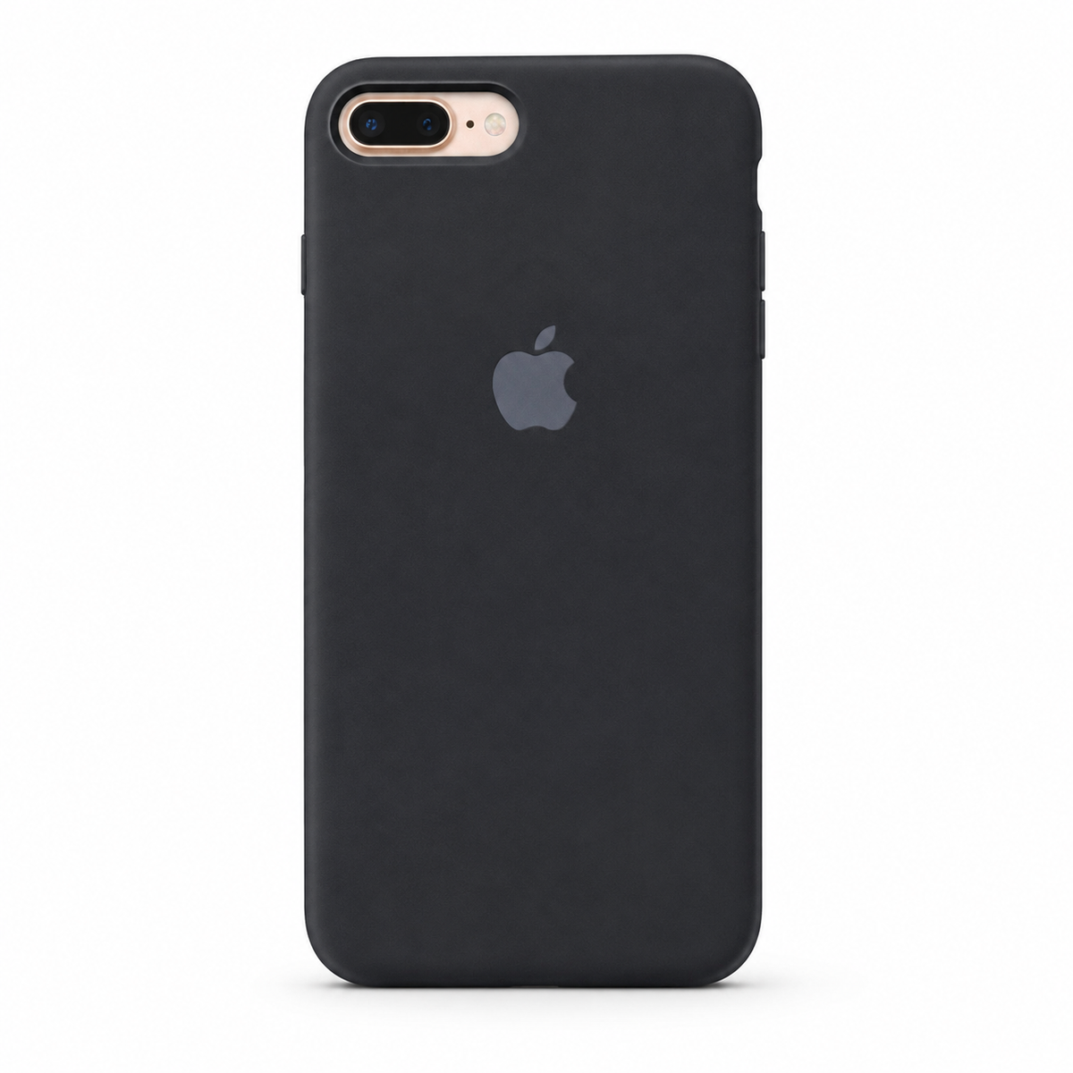 black color iphone 8 plus case with white background