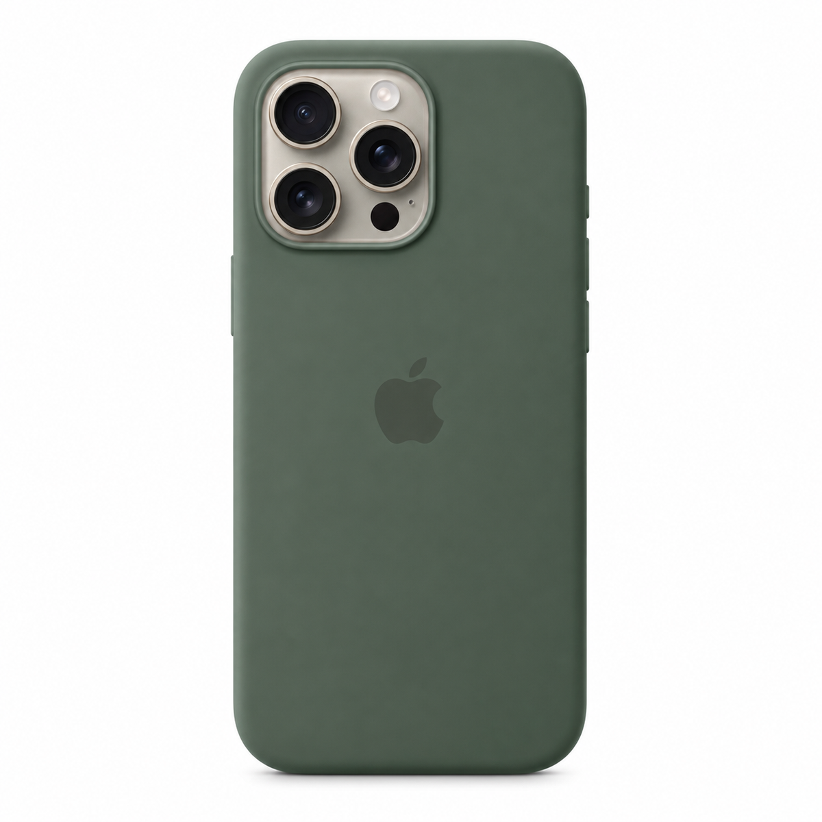 Green iPhone 11 Pro case on white background