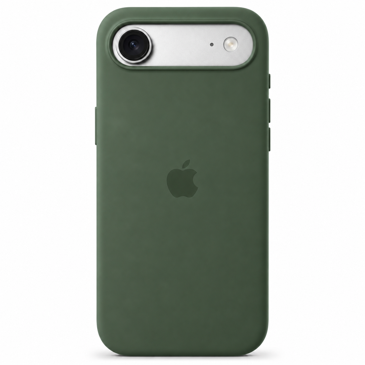 Green iPhone 17 Air case on white background