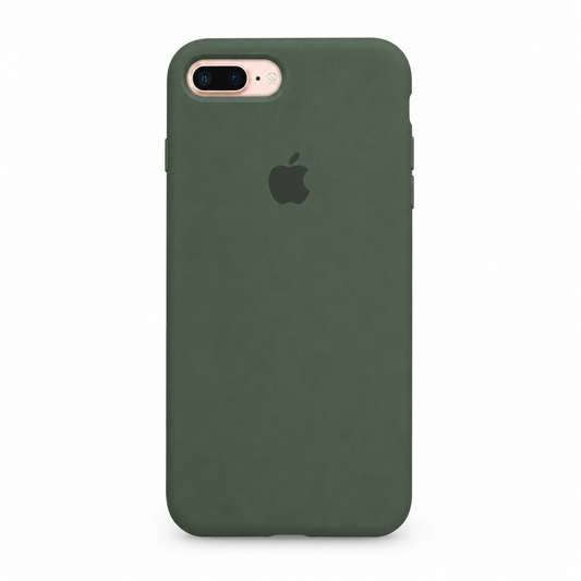 green color iphone 8 plus case with white background