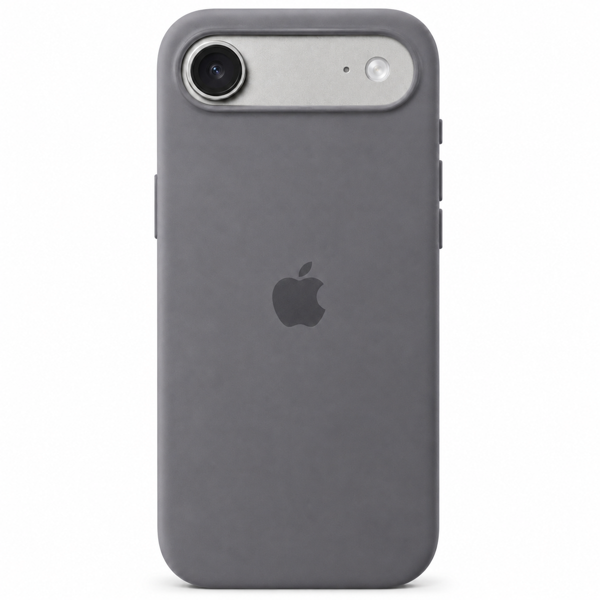 Grey iPhone 17 Air case on white background