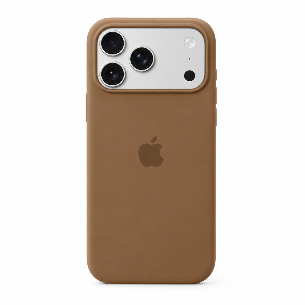coffee desert iPhone 17 pro max case with apple print design on a white background