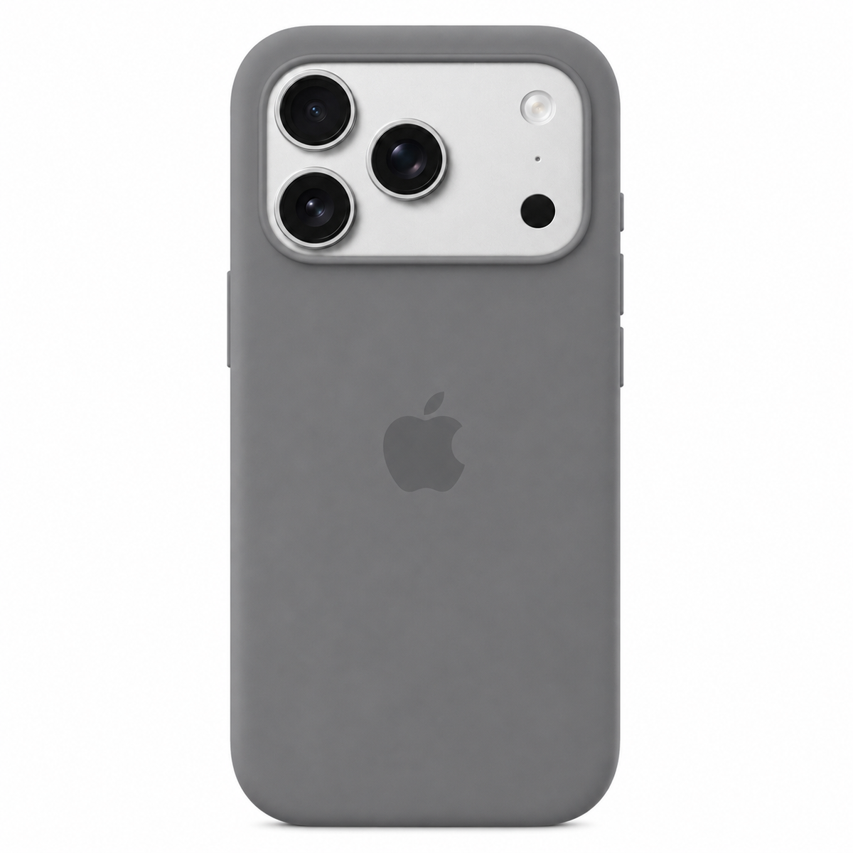 Grey iPhone 17 Pro Max case on white background