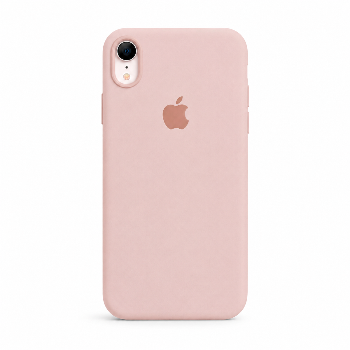 light pink color iphone xr case with white background