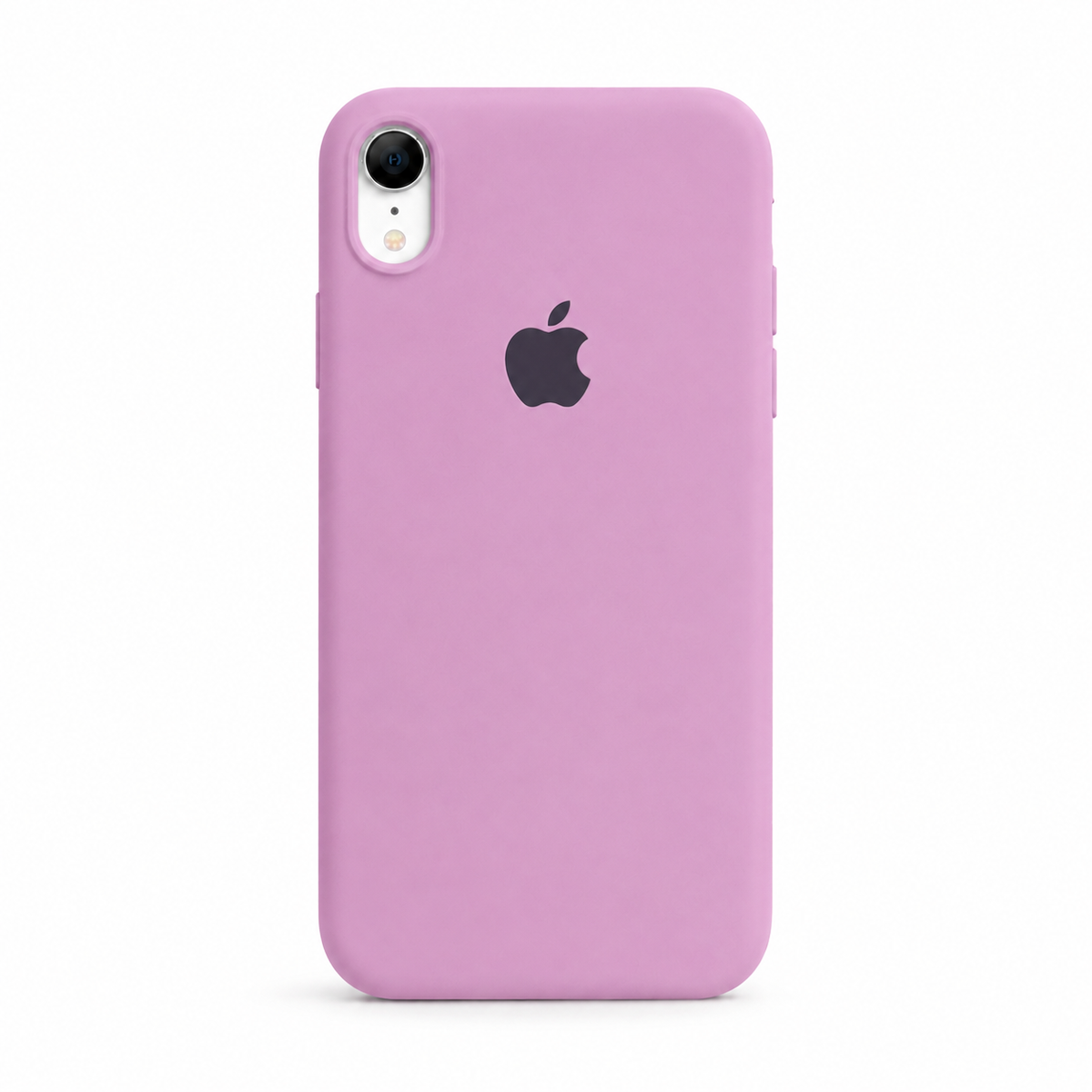light purple color iphone xr case with white background