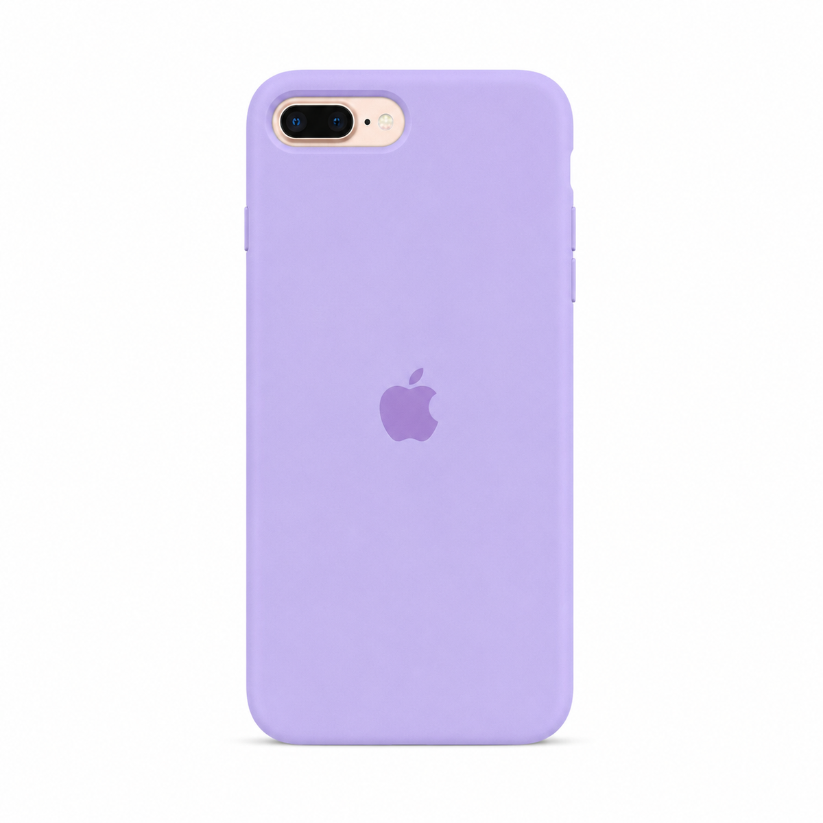 lilac color iphone 8 plus case with white background
