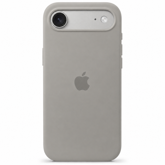 Natural iPhone 17 Air case on white background