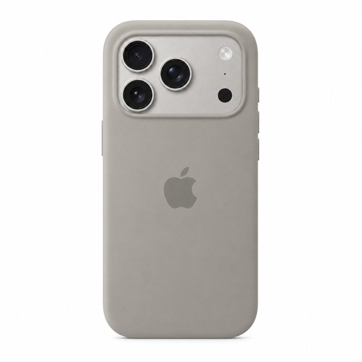 Natural iPhone 17 Pro case on white background