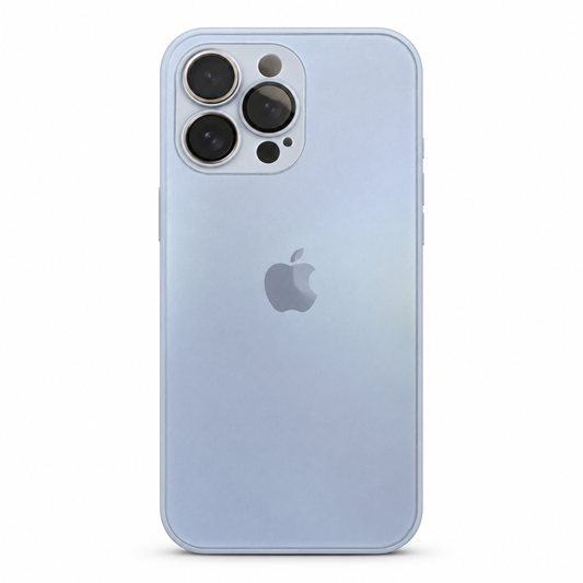 Natural Titanium AG Glass Case for iPhone 16 Pro on white background