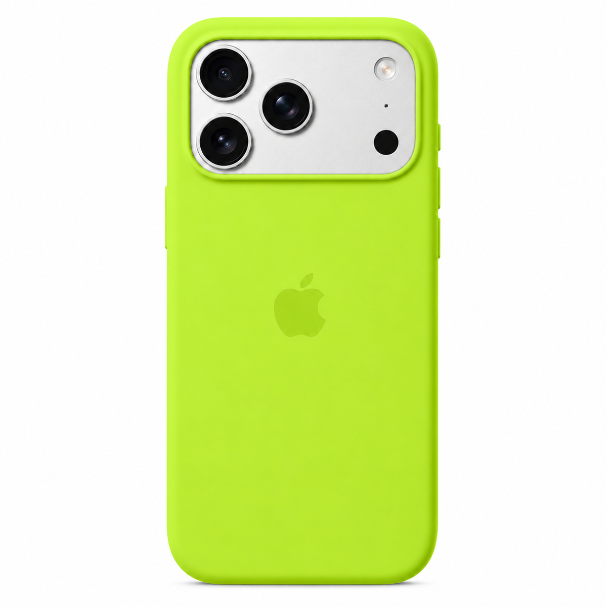 Neon Green iPhone 17 Pro case on white background