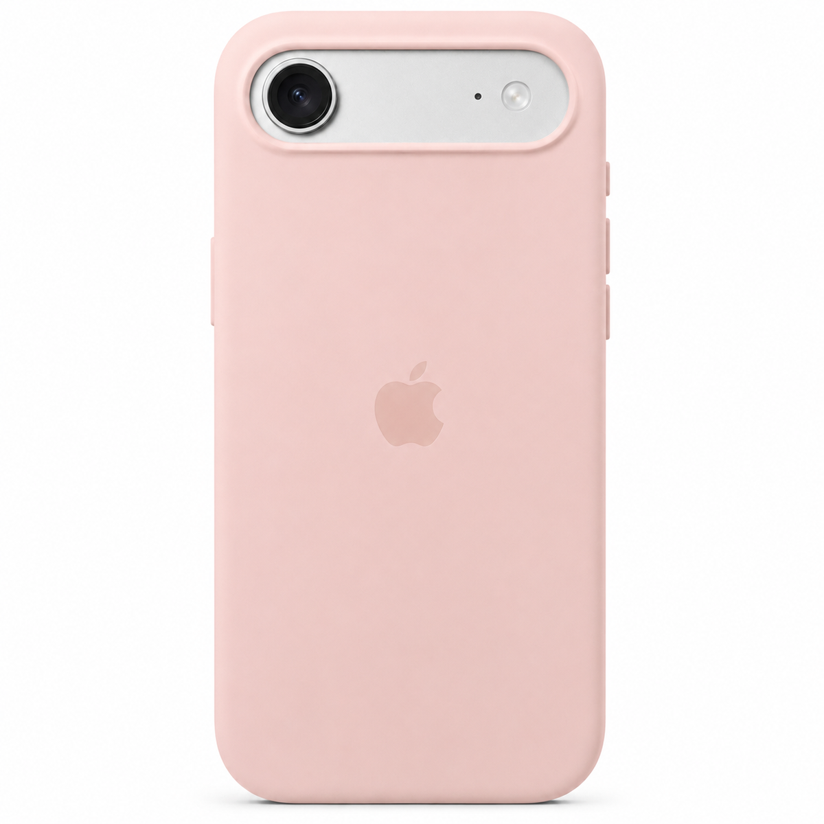 Pink iPhone 17 Air case on white background