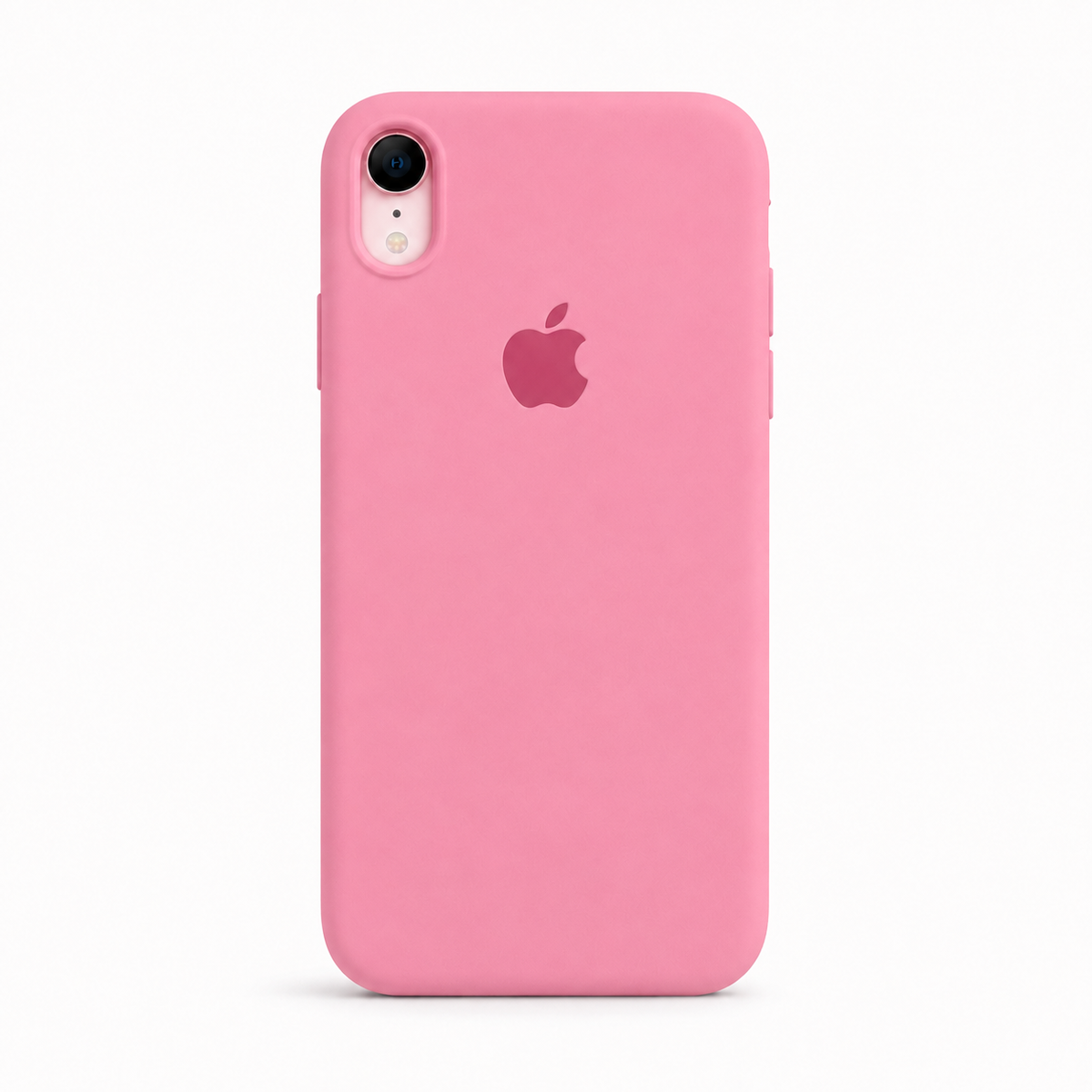 pink color iphone xr case with white background