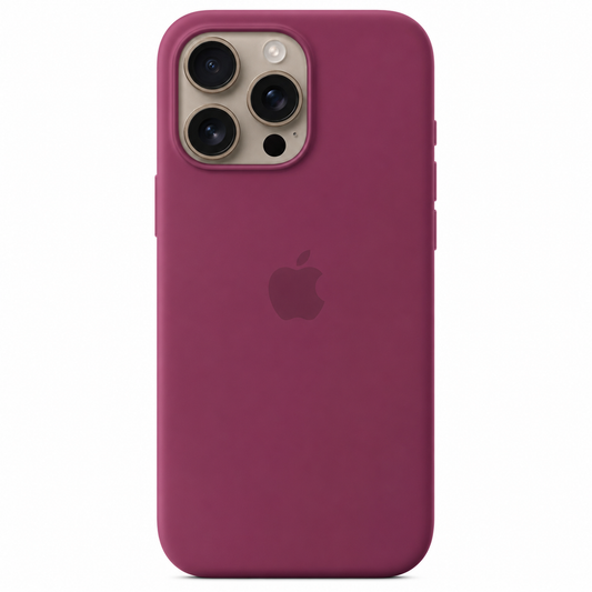Plum iPhone 13 Pro case on white background