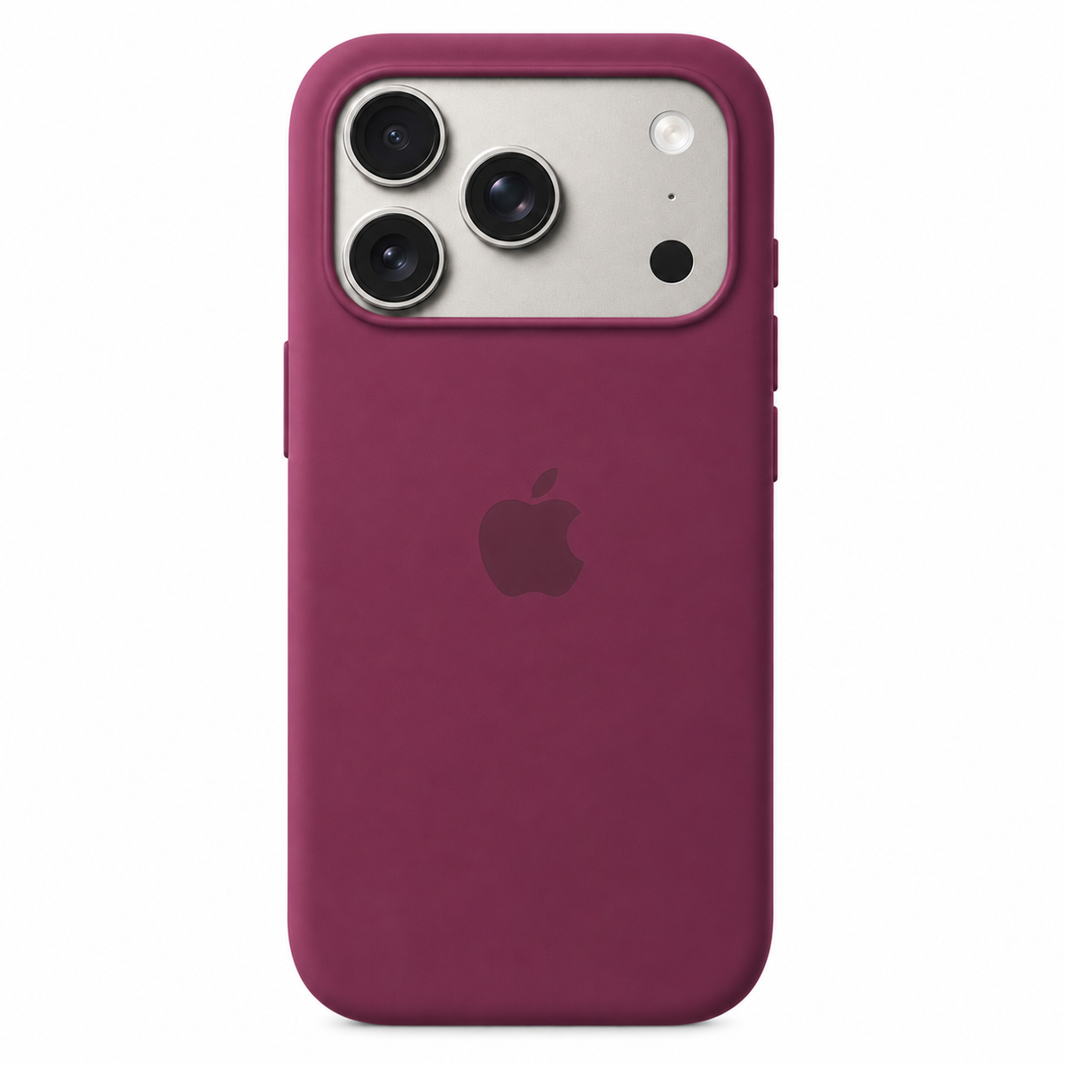 Plum iPhone 17 Pro case on white background