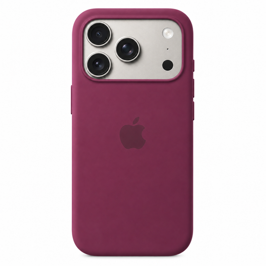 Plum iPhone 17 Pro case on white background