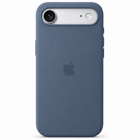 Sierra Blue iPhone 17 Air case on white background