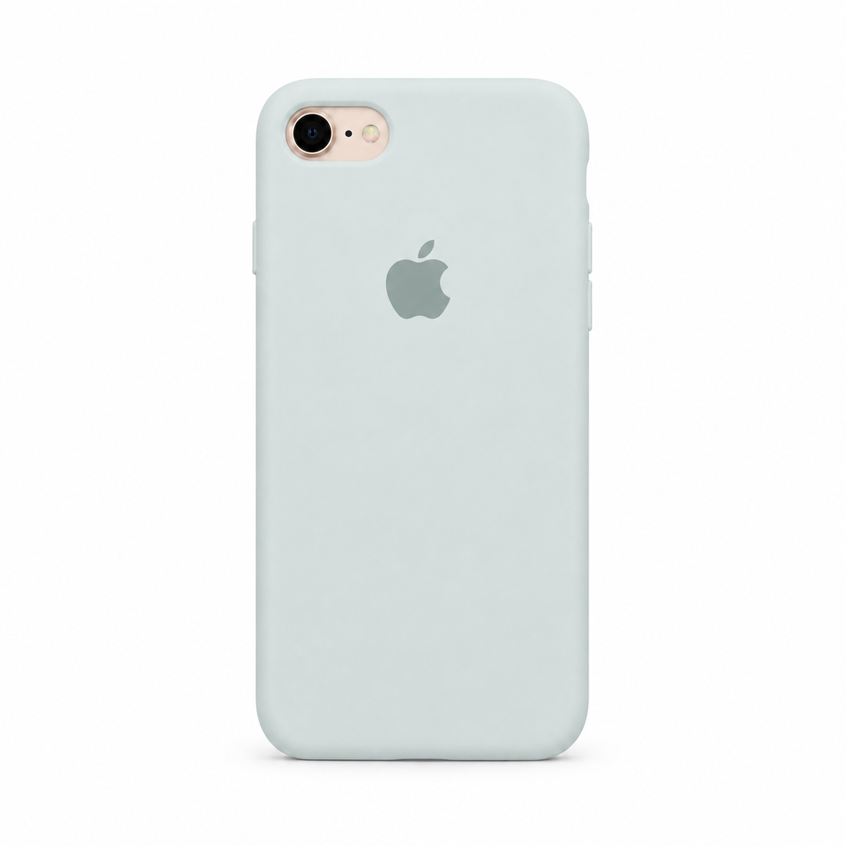 sky color iphone 8 case with white background