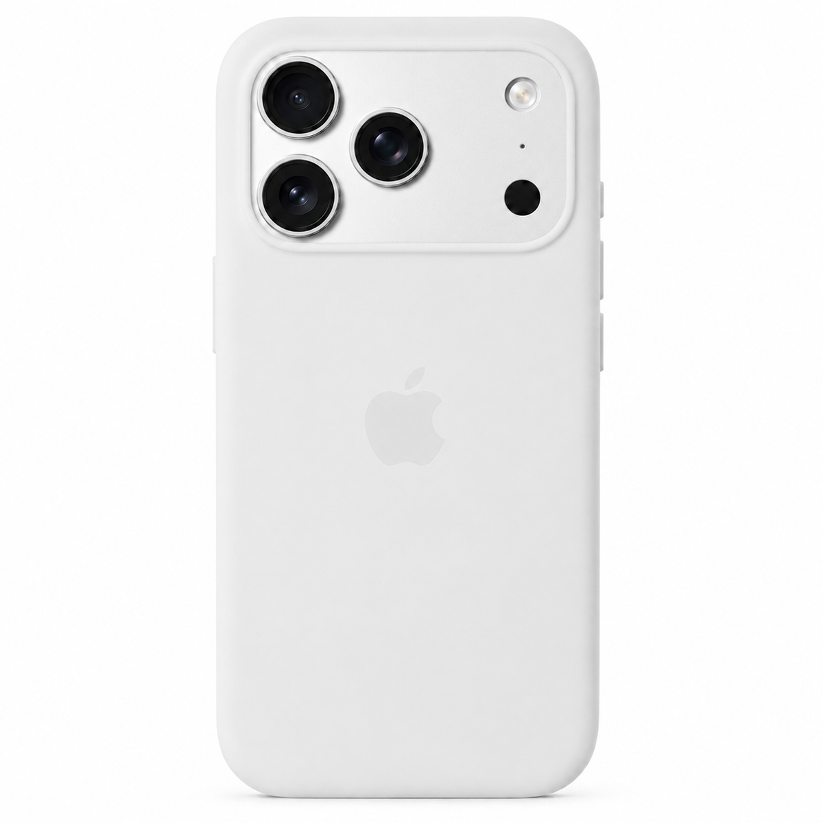White iPhone 17 Pro case on white background