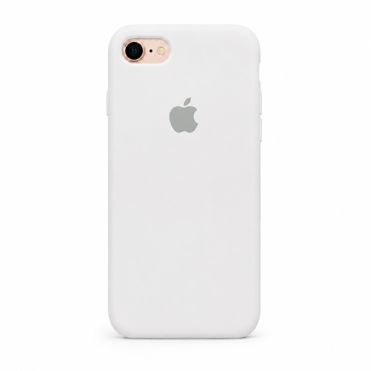 white color iphone 8 case with white background