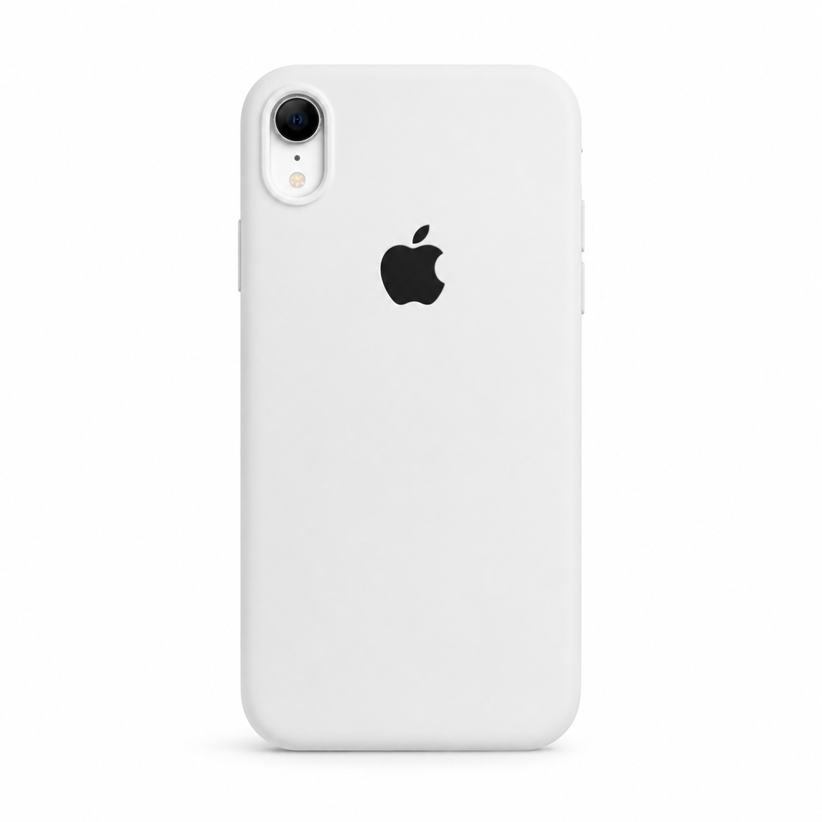 white color iphone xr case with white background